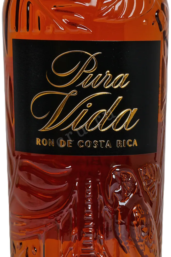 Этикетка Pura Vida Añejo 2025 0.7 л