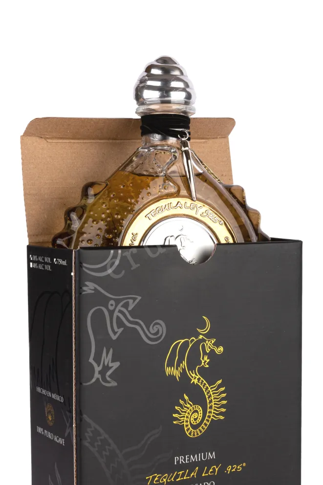 Текила Ley 925 Diamond Reposado Premium gift box  0.75 л