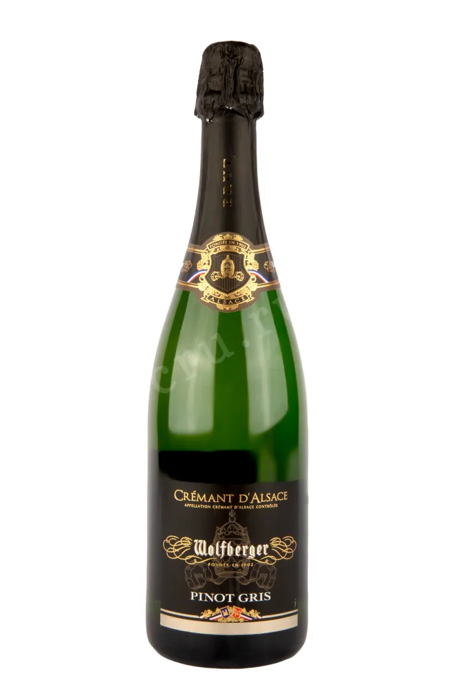 Игристое вино Wolfberger Cremant d'Alsace Pinot Gris gift box  0.75 л