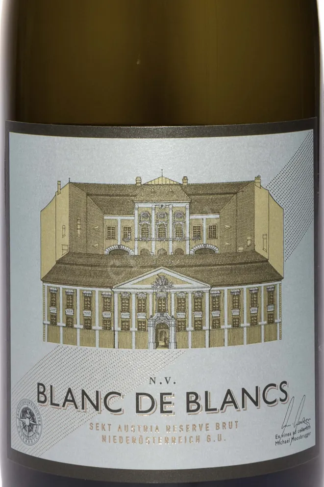 Этикетка Schloss Gobelsburg Blanc de Blancs Niederosterriech 2021 0.75 л