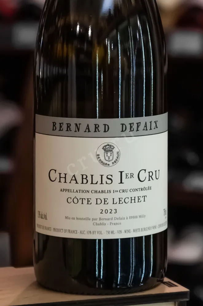 В магазине Крю Профи Bernard Defaix Cote De Lechet Chablis Premier Cru AOC 2022 0.75 л