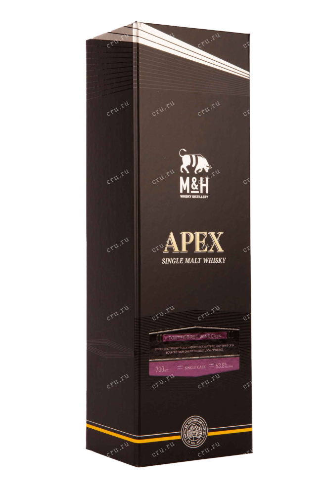 Подарочная коробка M & H Apex Single Cask Fortified Red Wine Cask gift box 0.7 л