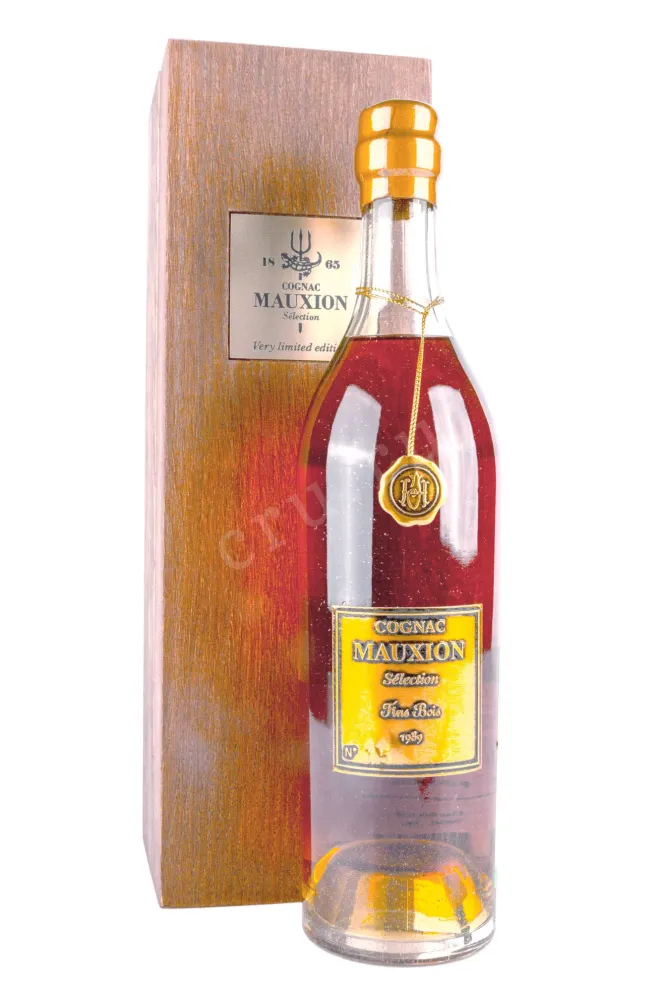 Коньяк Mauxion Selection Fins Bois in wooden box 1989 0.7 л