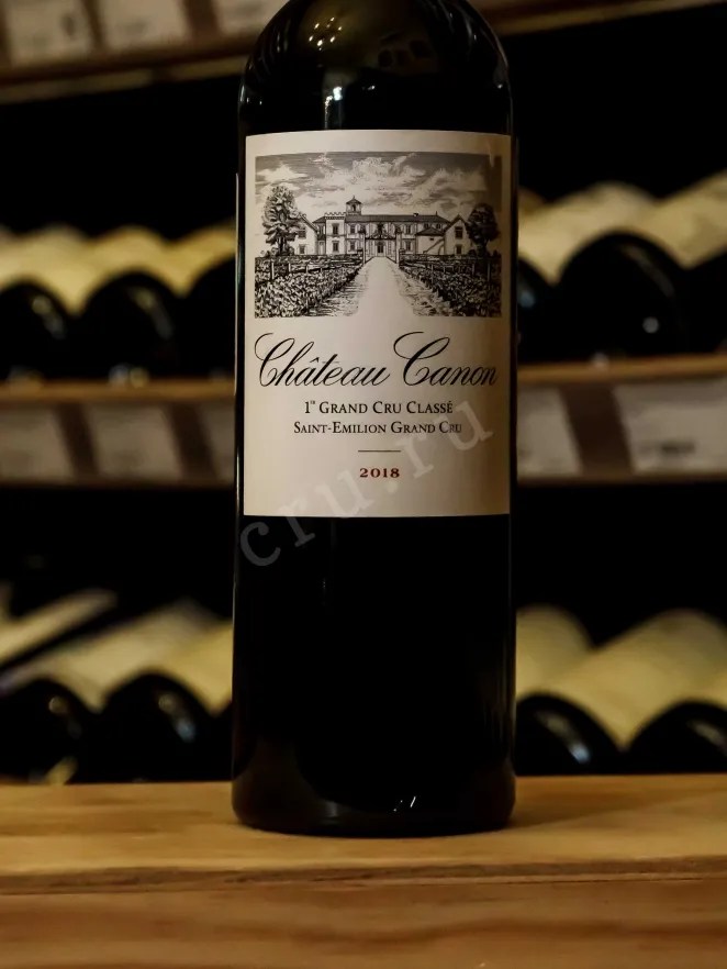 В магазине Крю Профи Chateau Canon 1er Grand Cru Classe Saint-Emilion Grand Cru AOC 2018 0.75 л
