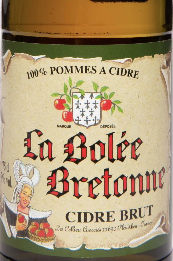 Этикетка La Bolee Bretonne Brut 0.75 л