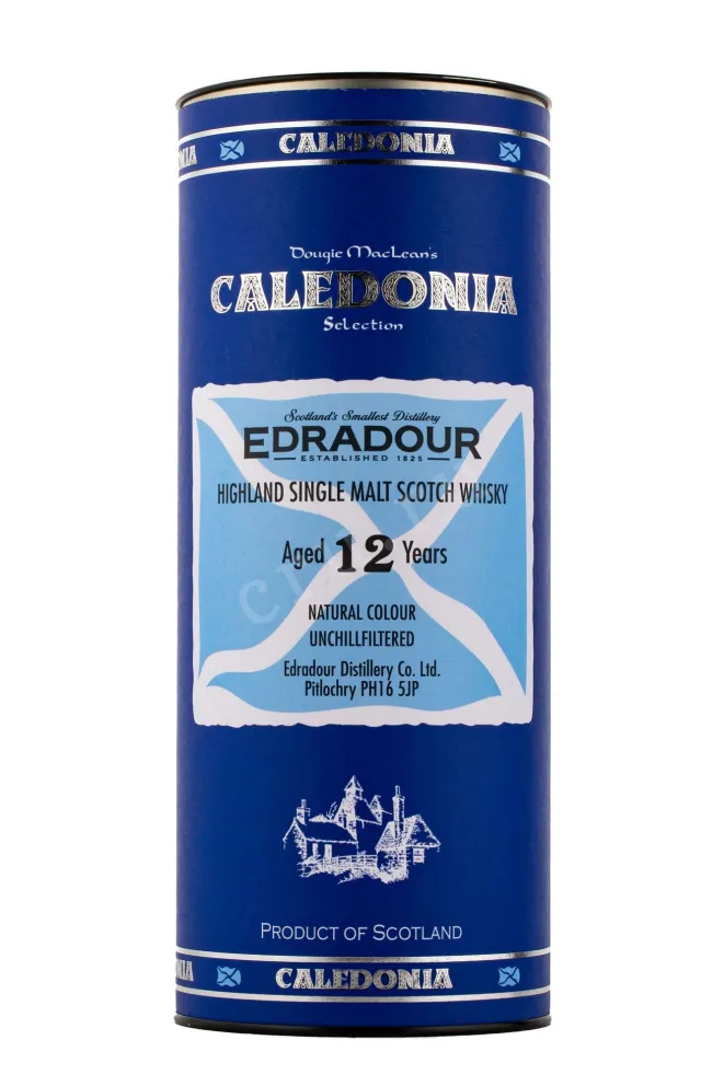 Виски Edradour Caledonia 12 years in a tube  0.7 л