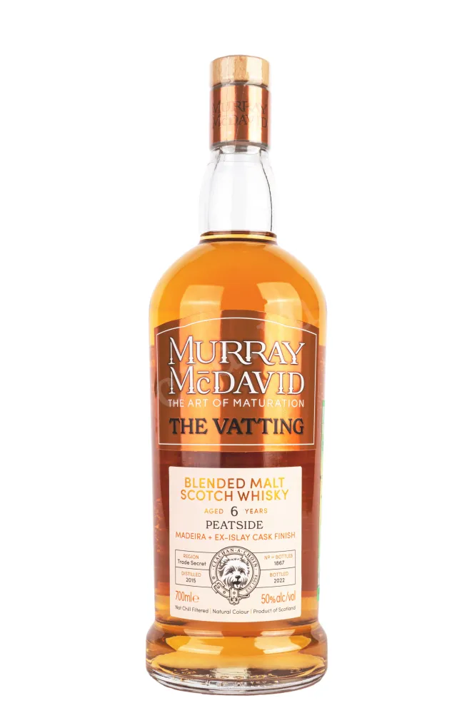 Бутылка Murray McDavid The Vatting Peatside 6 Years Old gift box 0.7 л