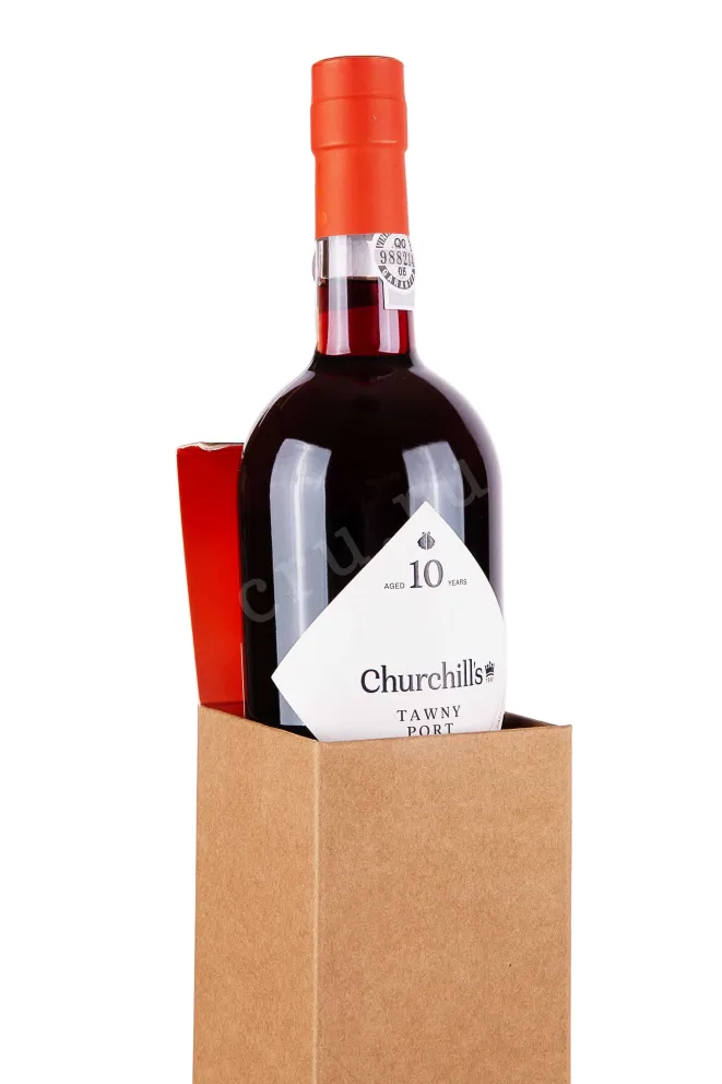 В подарочной коробке Churchill’s Tawny Port 10 years 2012 0.75 л