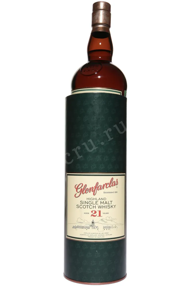 В тубе Glenfarclas 21 years 0.7 л