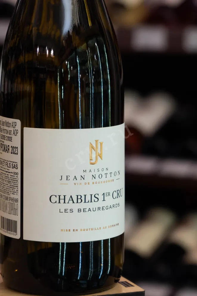 В магазине Крю Профи Maison Jean Notton Chablis 1er Les Beauregards 2022 0.75 л