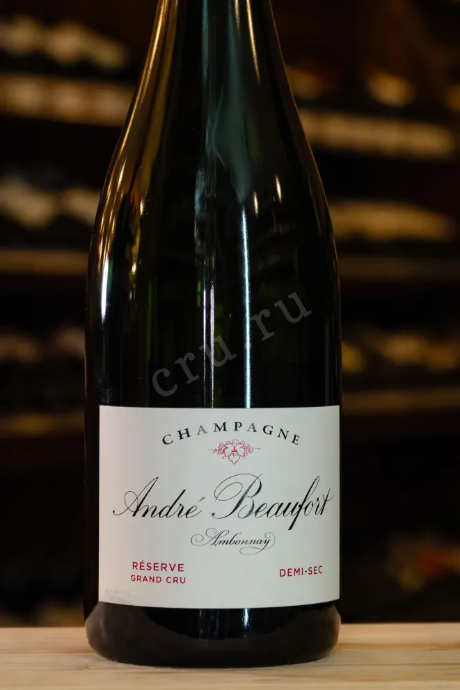 В магазине Крю Профи Andre Beaufort Ambonnay Reserve Grand Cru Demi-Sec 2018 0.75 л
