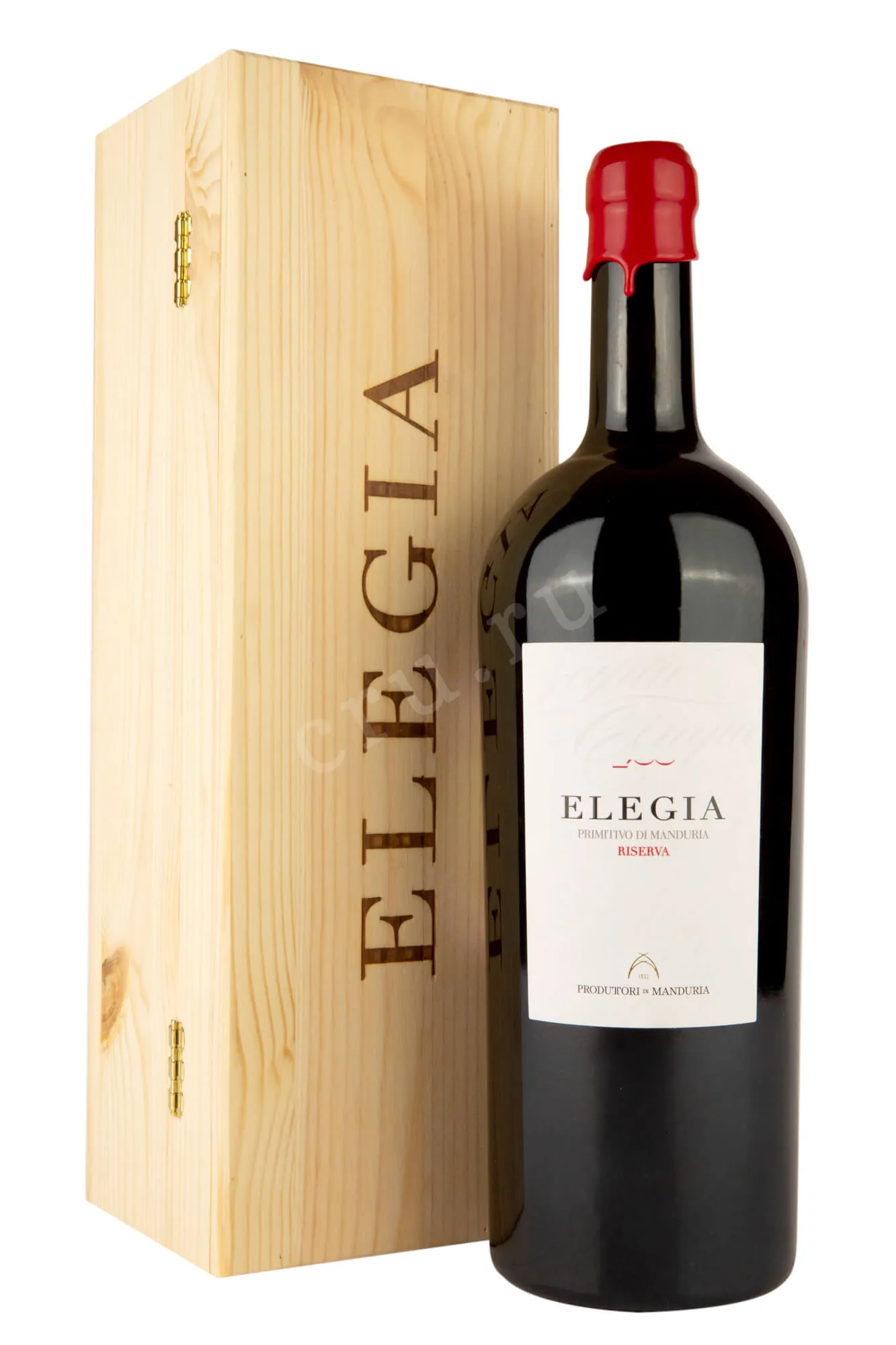 Фото — Вино Elegia Riserva Primitivo di Manduria 2017 1.5 л