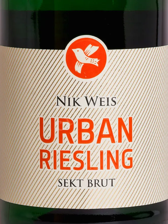 Этикетка Nik Weis Urban Riesling Sekt Brut 2022 0.75 л