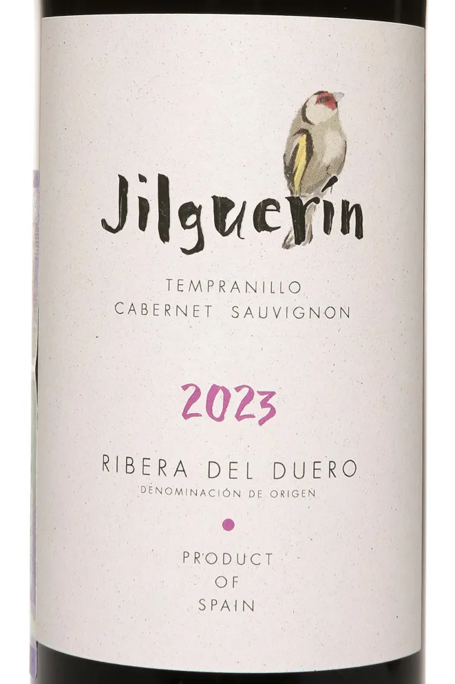 Этикетка Vega Clara Jilguerin Tempranillo Cabernet Sauvignon Ribera Del Duero DO 2023 0.75 л
