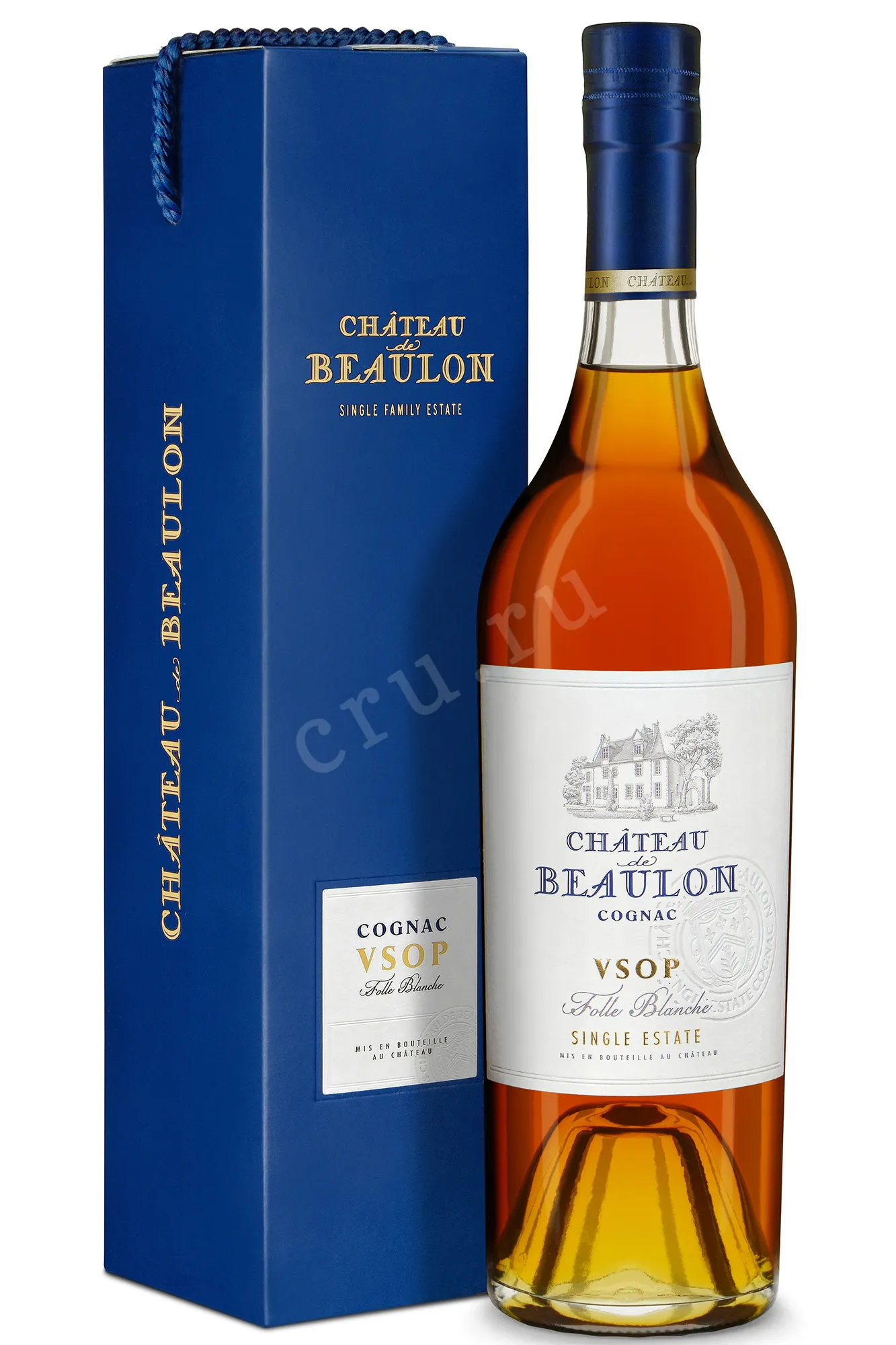 Фото — Коньяк Chateau de Beaulon VSOP in gift box   0.7 л