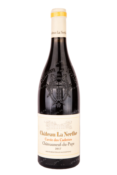 Вино Chateau la Nerthe Chateauneuf-du-Pape Cuvee des Cadettes 2017 0.75 л
