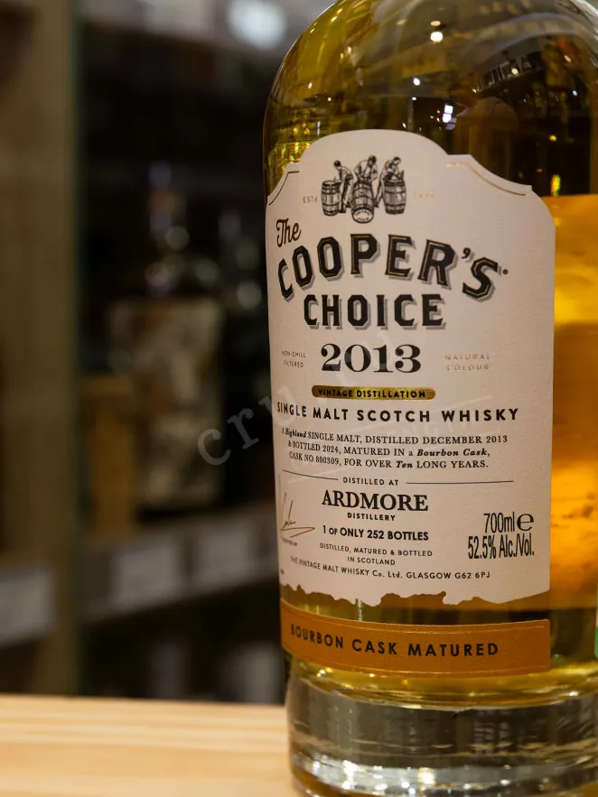 В магазине Крю Профи The Cooper's Choice Ardmore Bourbon Cask Matured in gift box 2013 0.7 л