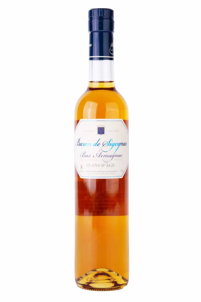Бутылка Baron de Sigognac 15 ans d'age 0.5 л