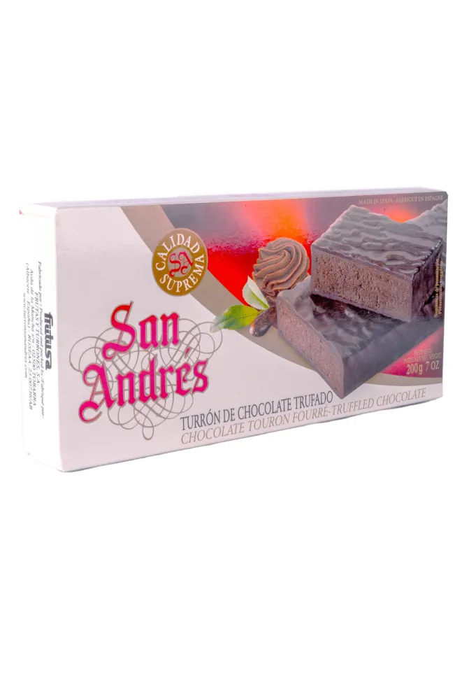 Конфеты San Andres Туррон из трюфеля в тёмном шоколаде 200 г