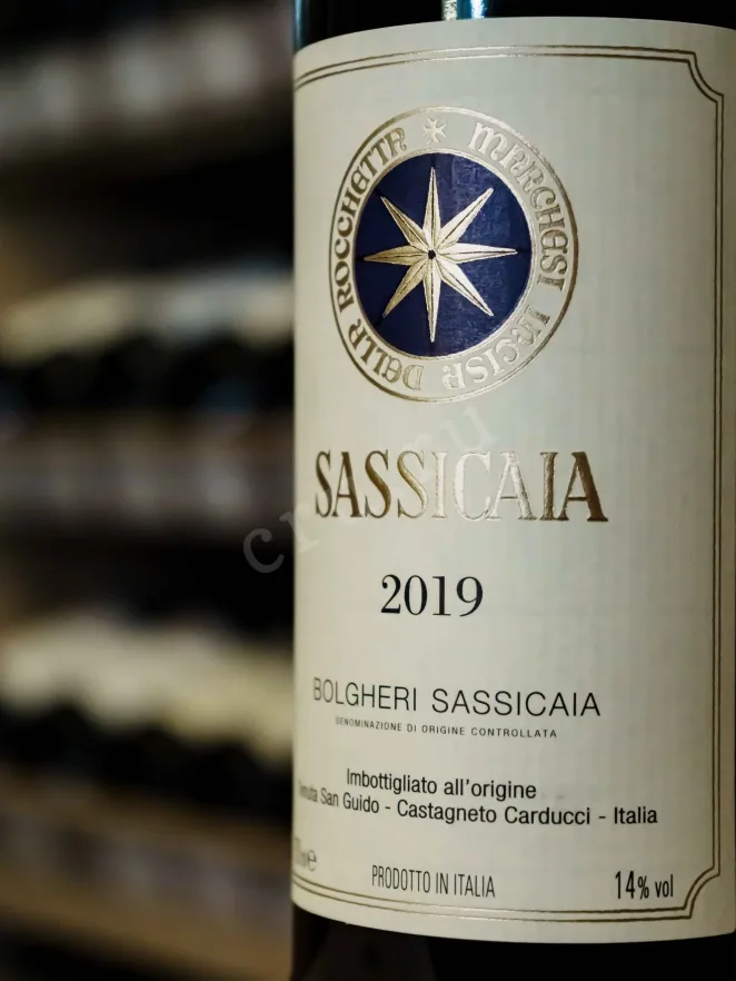В магазине Крю Профи Sassicaia Bolgheri 2019 0.75 л