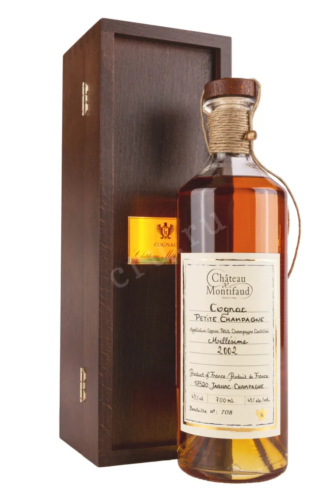 Коньяк Chateau de Montifaud Millesime wooden box  0.7 л