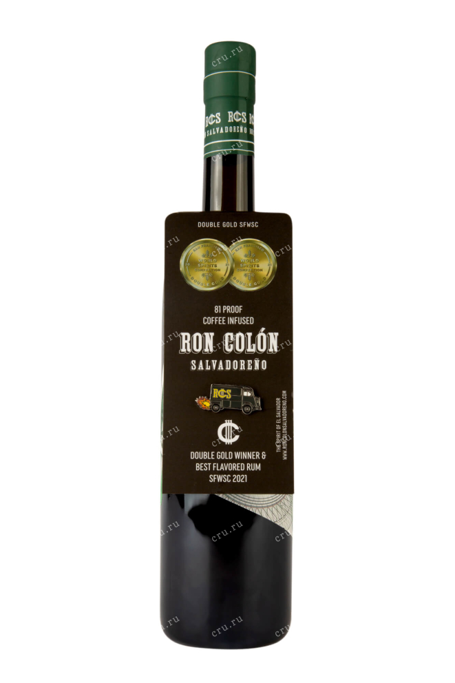 Бутылка со знаком Colon Salvadoreno Coffie Infused 81 0,7 л