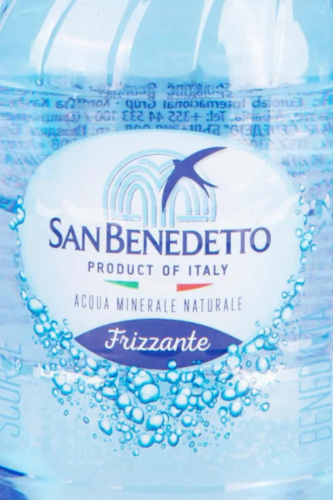 Этикетка San Benedetto Sparkling Pet 0,5 л