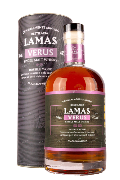 Виски Lamas Verus Double Wood in tube  0.75 л