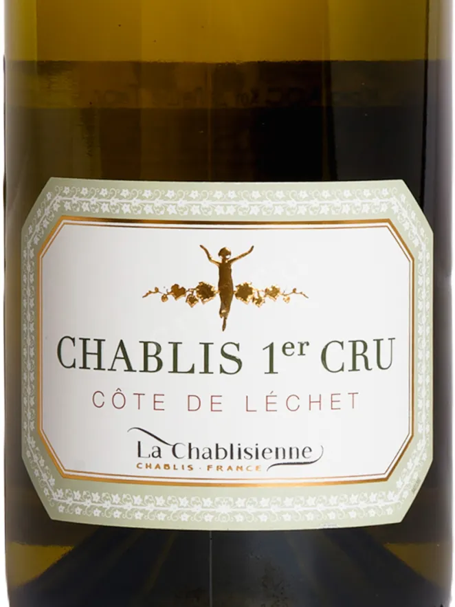 Этикетка Bernard Defaix Cote de Lechet Chablis Premier Cru La Chablisienne 2020 0.75 л