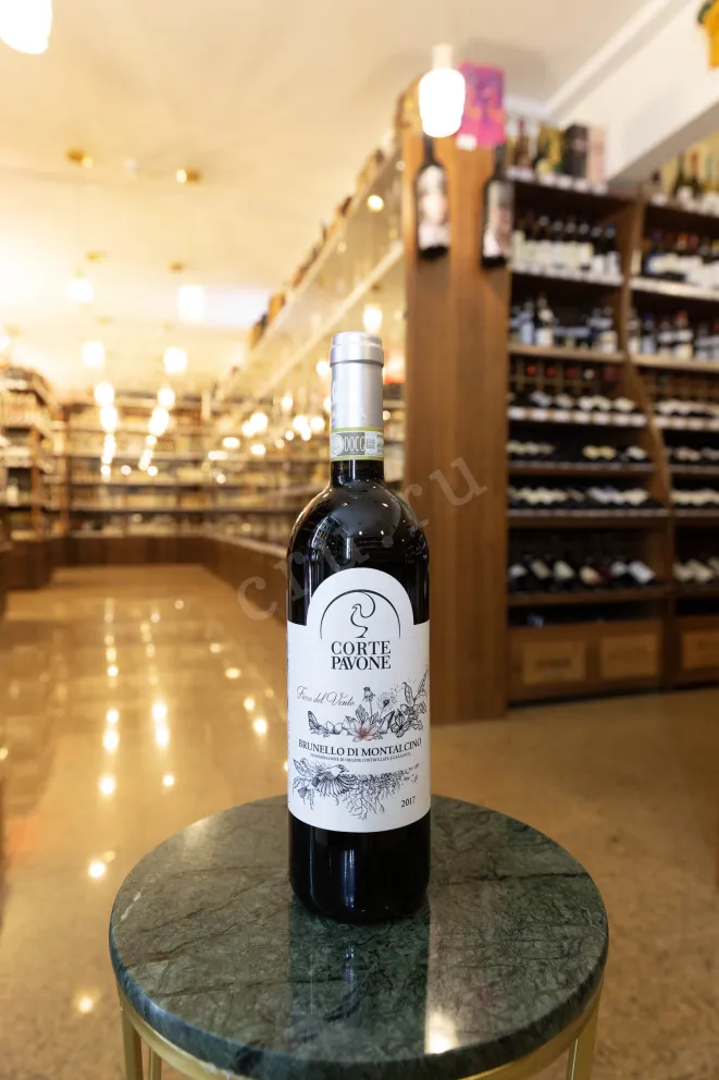 В магазине Крю Профи Corte Pavone Brunello di Montalcino Fiore del Vento 2017 0.75 л