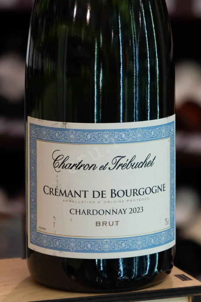 В магазине Крю Профи Chartron et Trebuchet Cremant de Bourgogne Chardonnay Brut in gift box 2023 0.75 л