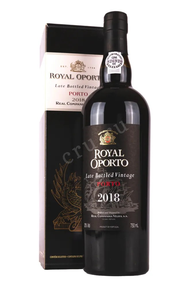 Портвейн Royal Oporto Late Bottled Vintage in gift box 2018 0.75 л