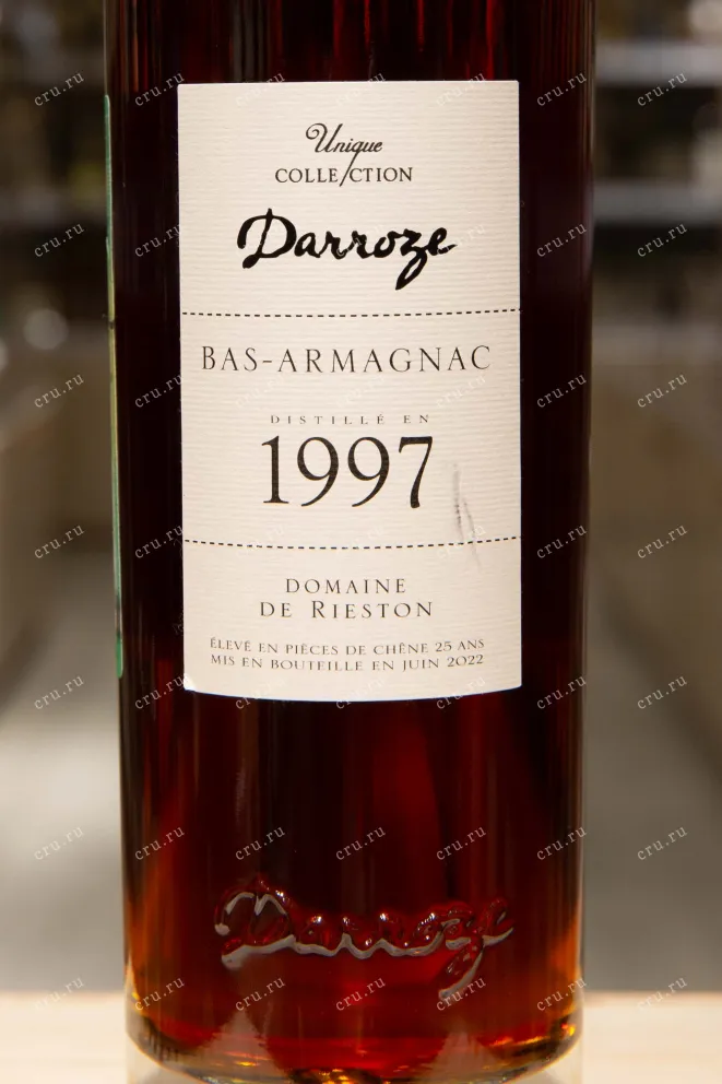 Этикетка Darroze 1997 0.7 л