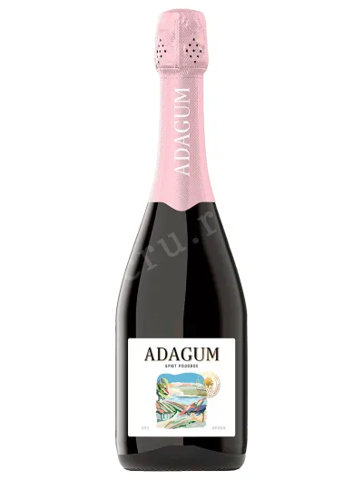 Игристое вино Адагум Брют Розе 2024 0.75 л