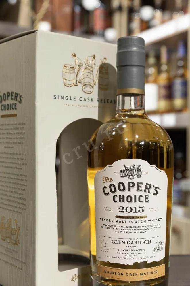 В магазине Крю Профи The Cooper's Choice Glen Garioch Bourbon Cask Matured in gift box 0.7 л