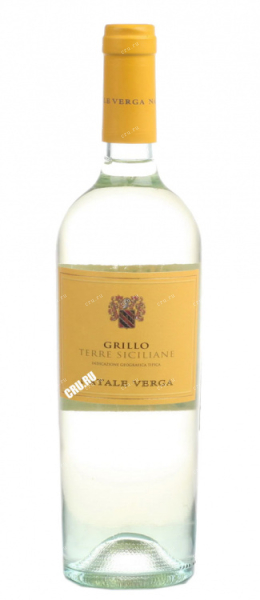 Вино Natale Verga Grillo Terre Siciliane IGT 2016 0.75 л