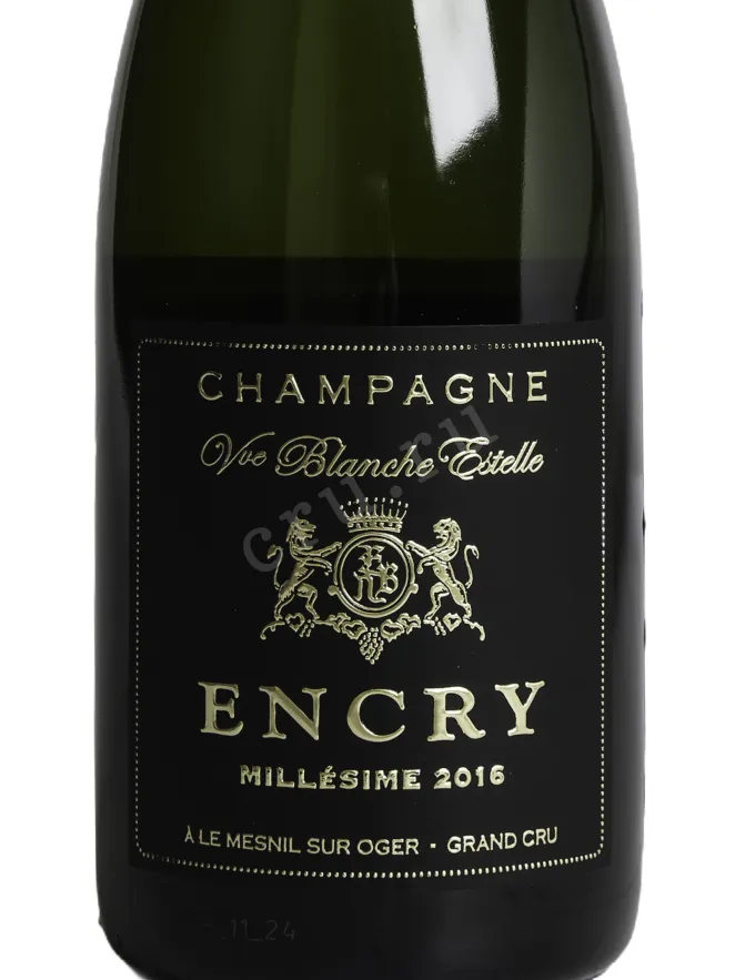 Этикетка Encry Millesime  2016 0.75 л