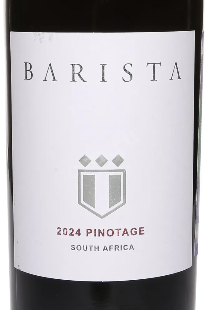 Этикетка Barista Pinotage 2024 0.75 л