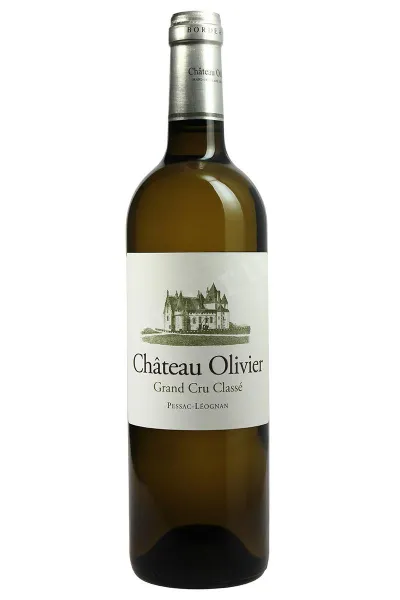 Вино Chateau Olivier Blanc Grand Cru Classe de Graves Pessac-Leognan AOC 2019 0.75 л