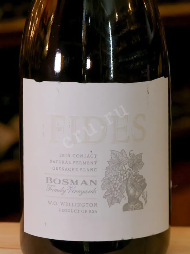 В магазине Крю Профи Bosman Fides Grenache Blanc 2019 0.75 л