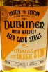 Этикетка Dubliner Irish Stout 0.7 л