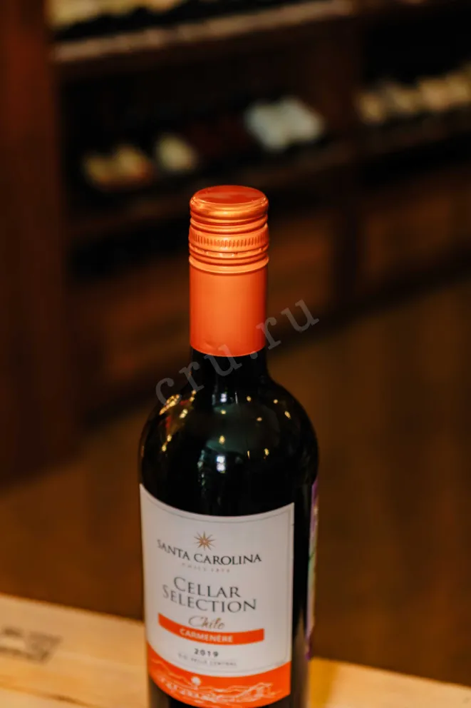 Пробка Santa Carolina Cellar Selection Carmenere 2019 0.75 л
