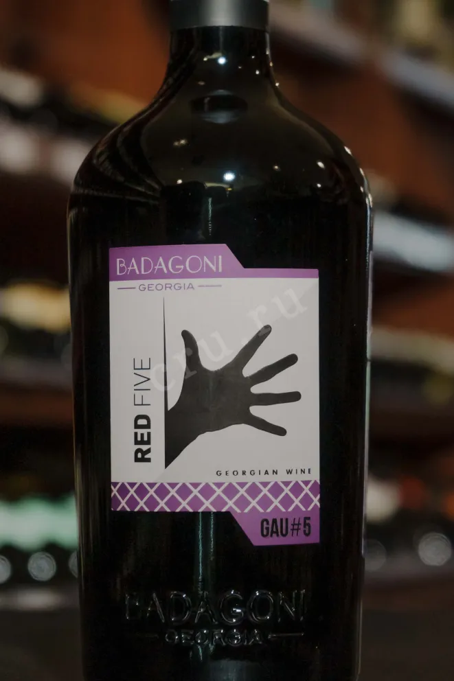 Вино Badagoni Gau 5 Red Five 2018 0.75 л