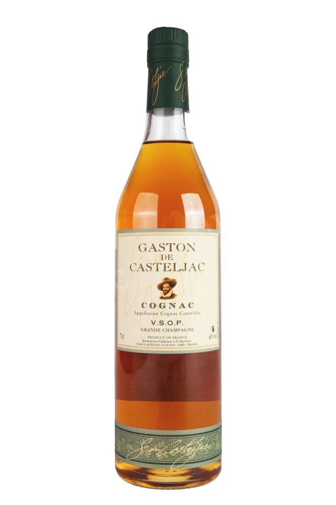 Бутылка Gaston de Casteljac VSOP wooden box 0.7 л