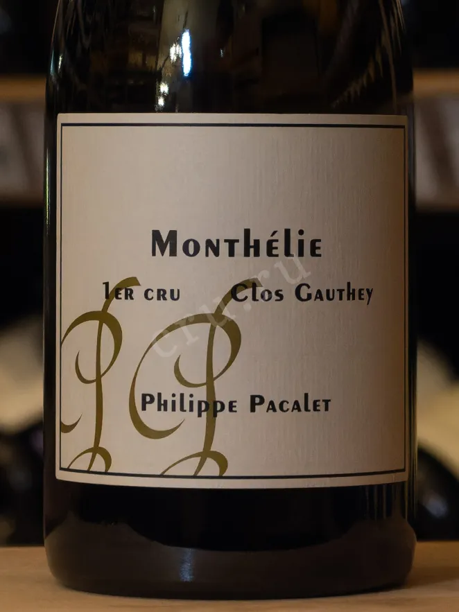 В магазине Крю Профи Philippe Pacalet Clos Gauthey Monthelie 1er Cru 2018 0.75 л