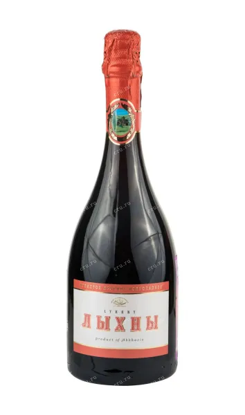 Игристое вино Лыхны красное полусладкое  0.75 л