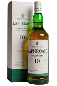 Виски Laphroaig 10 Years Old in gift box  1 л