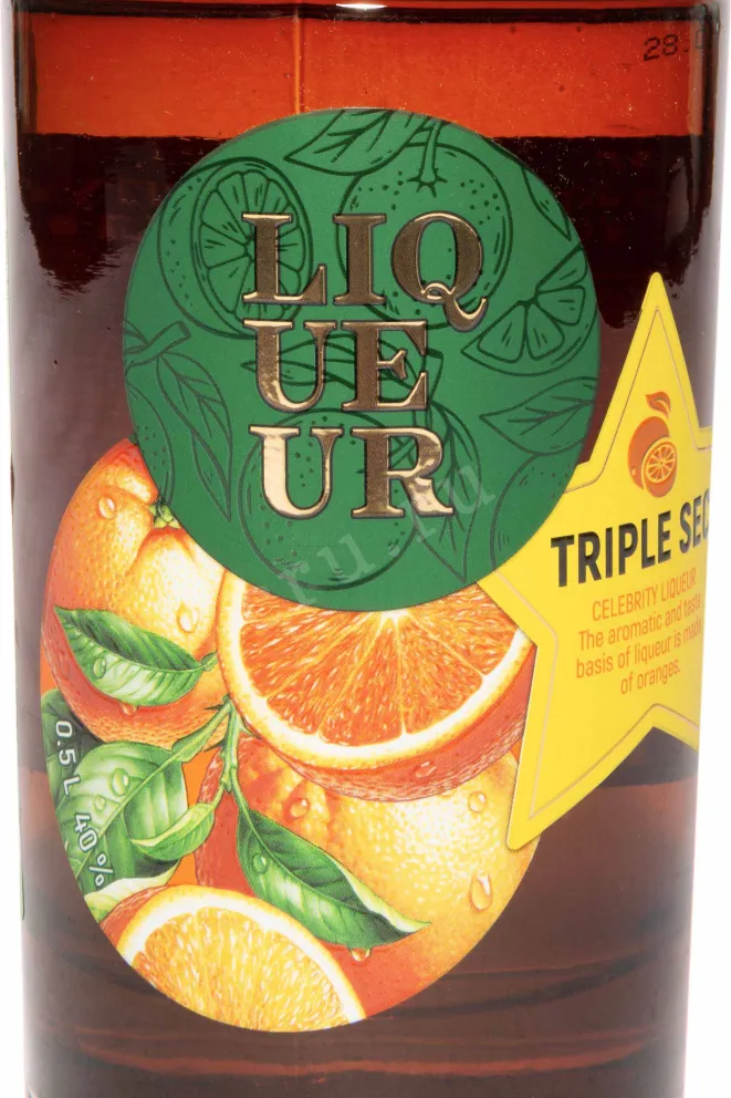 Этикетка Celebrity Triple Sec 0.5 л
