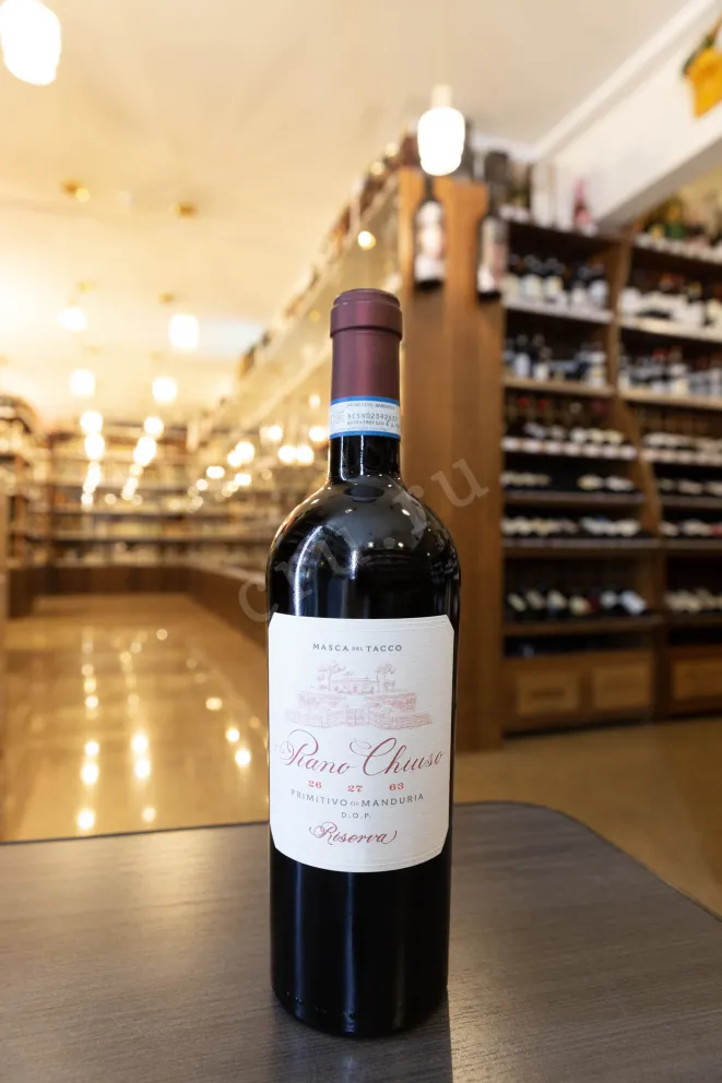 В магазине Крю Профи Masca del Tacco Piano Chiuso Riserva Primitivo di Manduria 2021 0.75 л