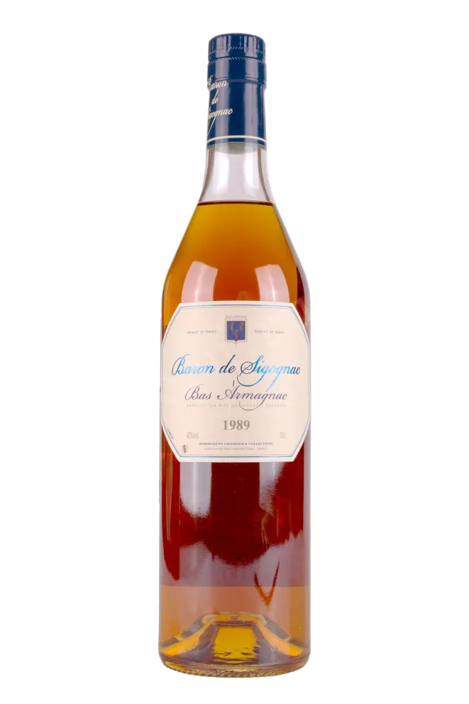 Бутылка Baron de Sigognac wooden box 1989 0.7 л